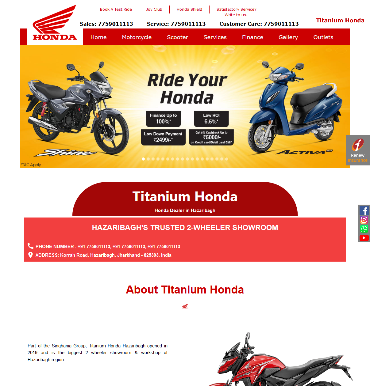 Titanium Honda